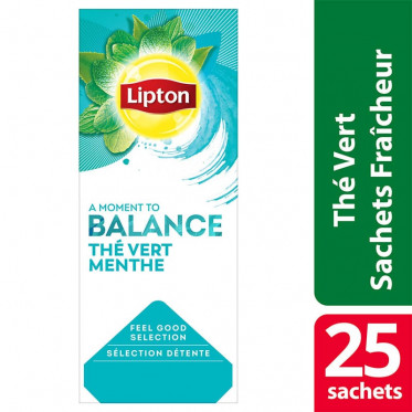 Thé LiptonThé Vert Menthe 25 sachets