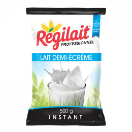 Lait en Poudre Régilait Demi-Ecrémé pour Distributeur Automatique - 20 paquets - 10 Kg