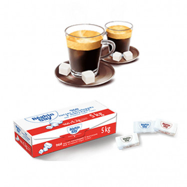 Petit Sucre Beghin-Say - 2 Morceaux de Sucre Enveloppés - 960 Pièces - 5 kg