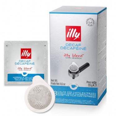 Dosette ESE illy Espresso Décaféiné 18 dosettes emballées individuellement - vue 4