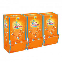 Bûchettes de sucre roux Béghin-Say La Perruche - 300 buchettes - 1,2 kg