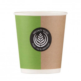 Gobelet carton 10 cl - Premium To Go - 2000 gobelets
