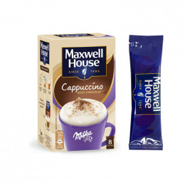 Kit Barista Cappuccino pour Nespresso ® -  Maxwell House Milka - 8 boissons
