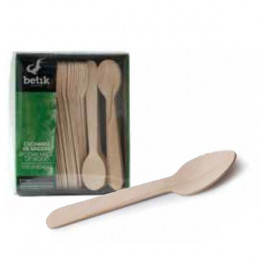 Cuillère en Bois 11 cm - 100 cuillères
