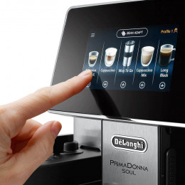 Delonghi PrimaDonna Soul ECAM 610.75.MB avec Carafe à Café