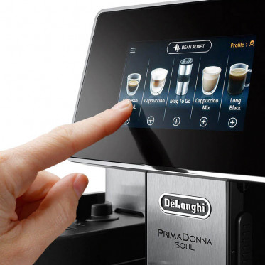 Machine à café en grains Delonghi PrimaDonna Soul ECAM 610.75.MB + Carafe à café - 150€ REMBOURSÉS
