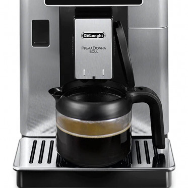 Machine à café en grains Delonghi PrimaDonna Soul ECAM 610.75.MB + Carafe à café - 150€ REMBOURSÉS