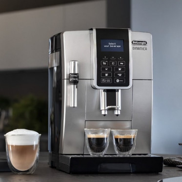 Machine à café en grains DeLonghi Dinamica FEB 3535S.B - Silver Noir