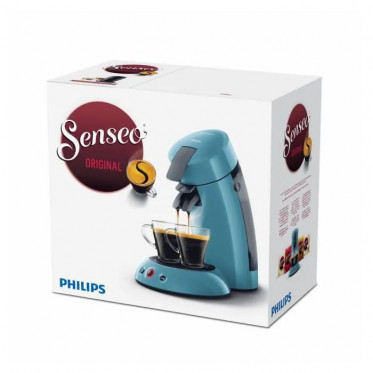Machine à café Senseo Original - Philips HD6553 Bleu Gris