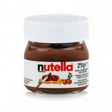 Nutella Pate à tartiner - Mini pot en verre - 64x 25g