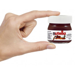 Nutella Nutellino Mini portion 25 gr - Carton de 64 Mini pots en verre