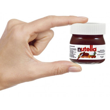 Nutella Pate à tartiner - Mini pot en verre - 64x 25g