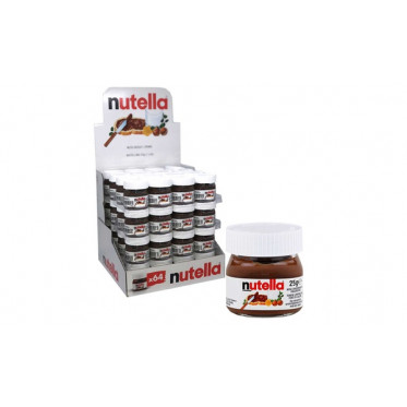 Nutella Pate à tartiner - Mini pot en verre - 64x 25g