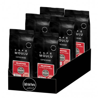 Café Moulu Café de Paris Arabica Selection - Lot de 6 paquets - 6 Kg
