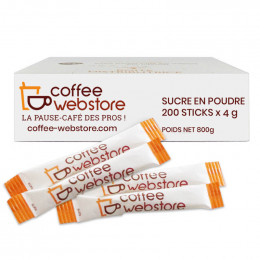 Sucre en Boite Distributrice Coffee-Webstore  - 200 buchettes