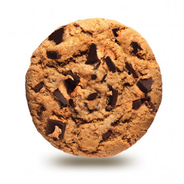 Maxi Cookie Coeur fondant Gianduja et Chocolat Lait - Falcone - Carton de 40 pièces