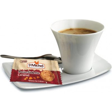 SAINT MICHEL Distributeur de Petites Galettes aux Eclats de Caramel 200 Petites Galettes en Sachet Fraicheur Idéal Café ou Thé - vue 4