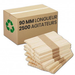 Touillette (spatule) en bois de hêtre 103 mm - par 950