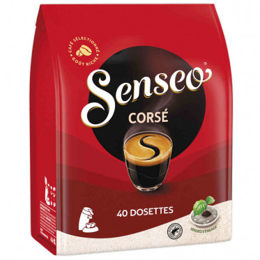 Dosette Senseo Café Corsé - 40 dosettes compostables