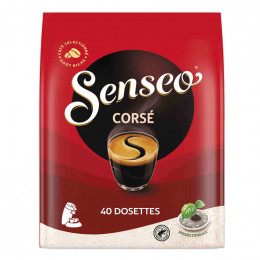 Dosette Senseo Café Corsé - 20 paquets - 800 dosettes compostables