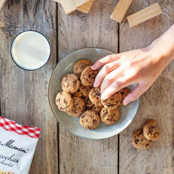 BONNE MAMAN Petits Cookies aux Pépites de Croustillants et Authentiques Le Lot de 280 Cookies - vue 8