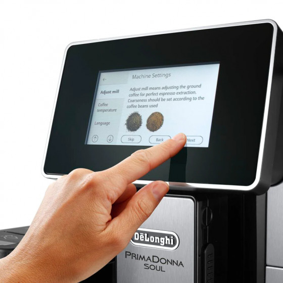 Delonghi PrimaDonna Soul ECAM 610.75.MB avec Carafe à Café
