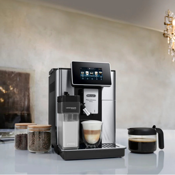 Delonghi PrimaDonna Soul ECAM 610.75.MB avec Carafe à Café