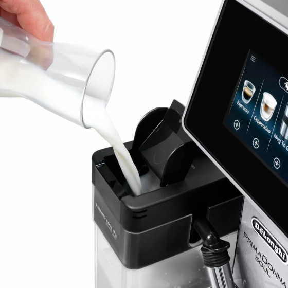 Delonghi PrimaDonna Soul ECAM 610.75.MB avec Carafe à Café