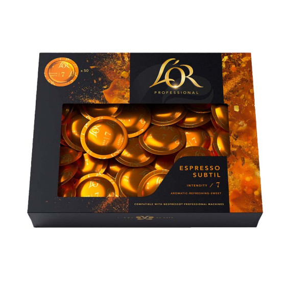 Capsule Nespresso Pro Compatible L'Or Subtil - 50 capsules