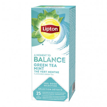 Thé Vert Lipton Menthe - 6 boites - 150 sachets
