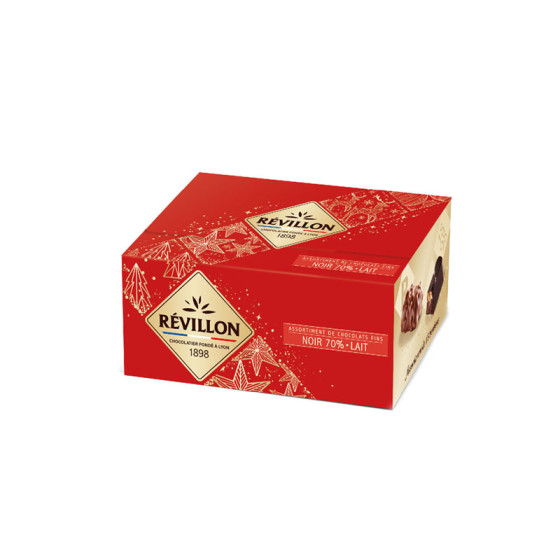 Ballotins de Chocolat Révillon : 8 Recettes Chocolat Noir et Lait - 160 gr