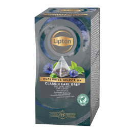 Thé Noir Lipton Exclusive Sélection Earl Grey - 6 boites - 150 sachets pyramide