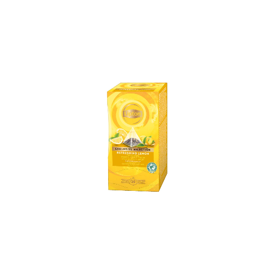 Thé Noir Lipton Exclusive Sélection Citron - 6 boites - 150 sachets pyramide
