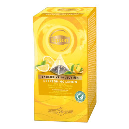 Thé Noir Lipton Exclusive Sélection Citron - 25 sachets pyramide