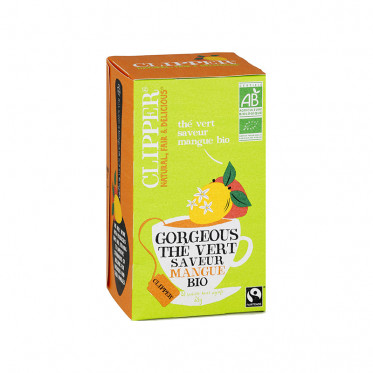 Thé Vert Bio Clipper Mangue - 6 boites - 120 sachets