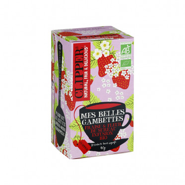 Infusion Bio Clipper Mes Belles Gambettes - 6 boites -120 sachets