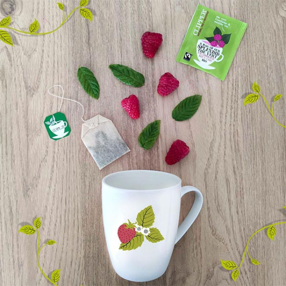 Thé Vert Bio Clipper Framboise Menthe - 20 sachets