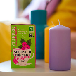 Thé Vert Bio Clipper Framboise Menthe - 20 sachets