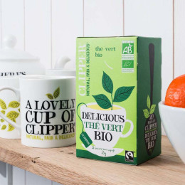 Thé Vert Bio Clipper Vert Nature - 20 sachets