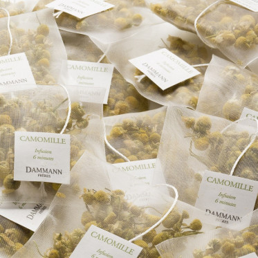 Thé Dammann Frères - Infusion Camomille - 4 boites - 96 sachets Cristal