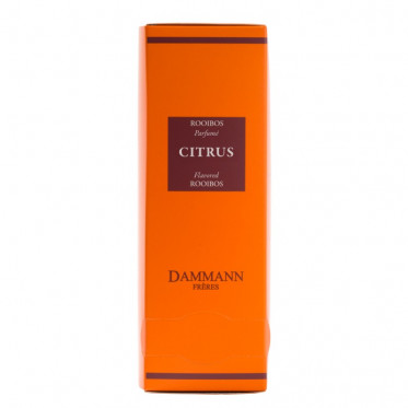 Rooibos Dammann Frères Citrus - 4 boites - 96 sachets Cristal