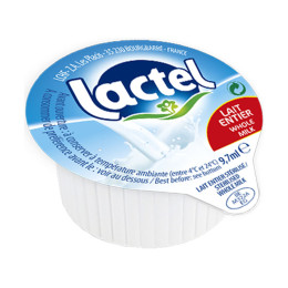 Lait Entier Lactel - 240 coupelles