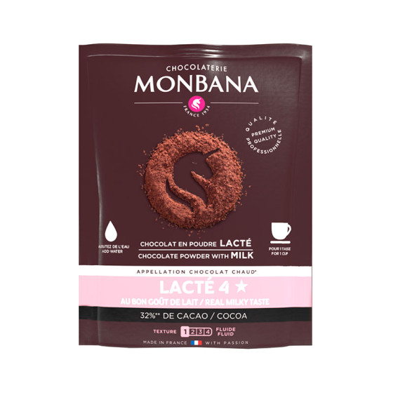 Chocolat Chaud Monbana 4 Etoiles - 3 boîtes distibutrices - 150 dosettes individuelles