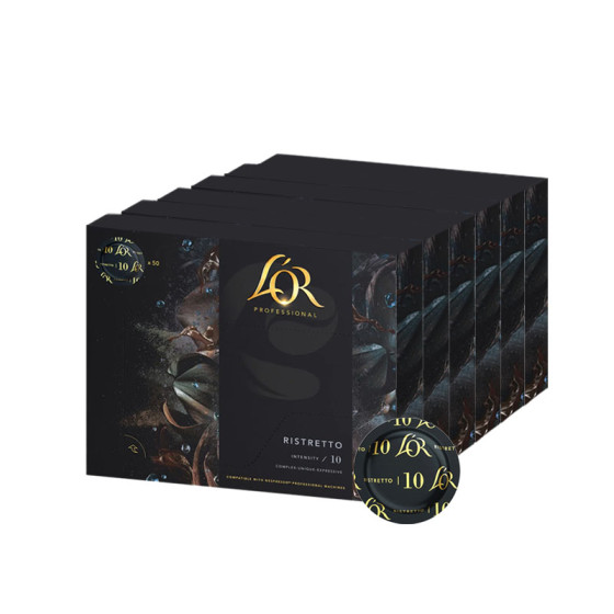 Capsule Nespresso Pro Compatible L'Or Suprême Ristretto - 6 boites - 300 capsules