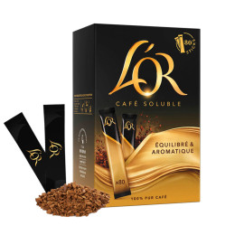 Café Soluble L'Or Classique - 80 sticks
