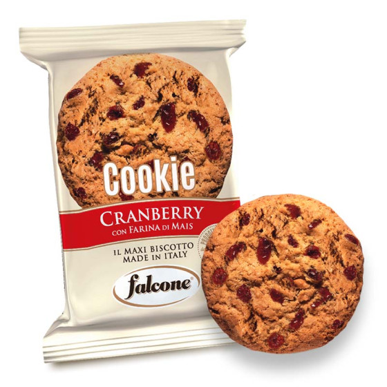 Maxi Cookie Cranberry avec farine de Maïs - Falcone
