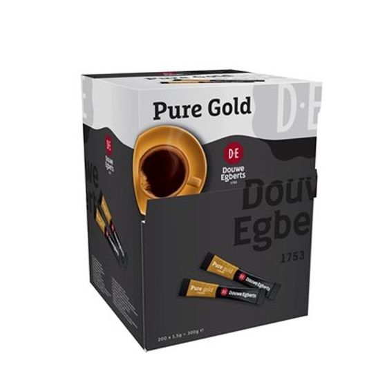 Café Soluble Douwe Egberts Pure Gold - 200 sticks