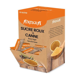 Sucre Roux Pure Canne - 3 Boîtes Distributrices - 450 Sachets