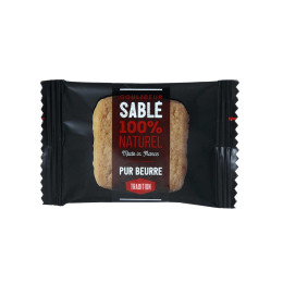 Petit Sablé Nature Pur Beurre Biscuit Goulibeur - Carton de 170 sablés emballés individuellement