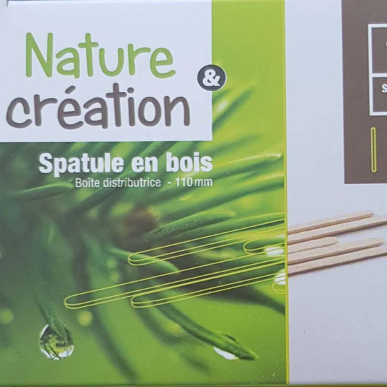 Spatule en bois - Touillette 110 mm - Mini Box de 1000 spatules